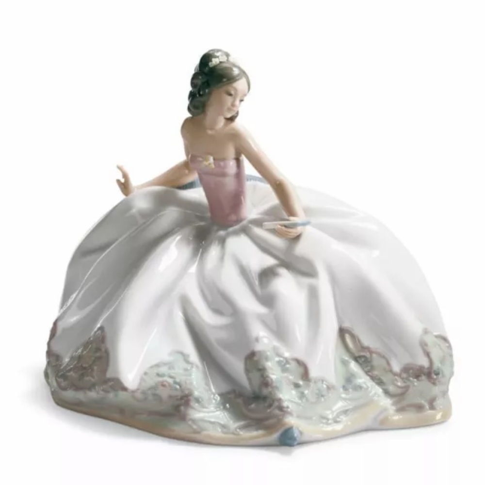 Lladro figurines ball room girl